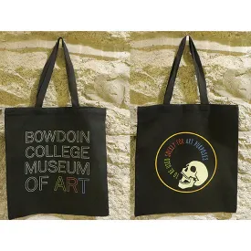 Black Canvas Bowdoin College Museum of Art 2017 Tote Bag