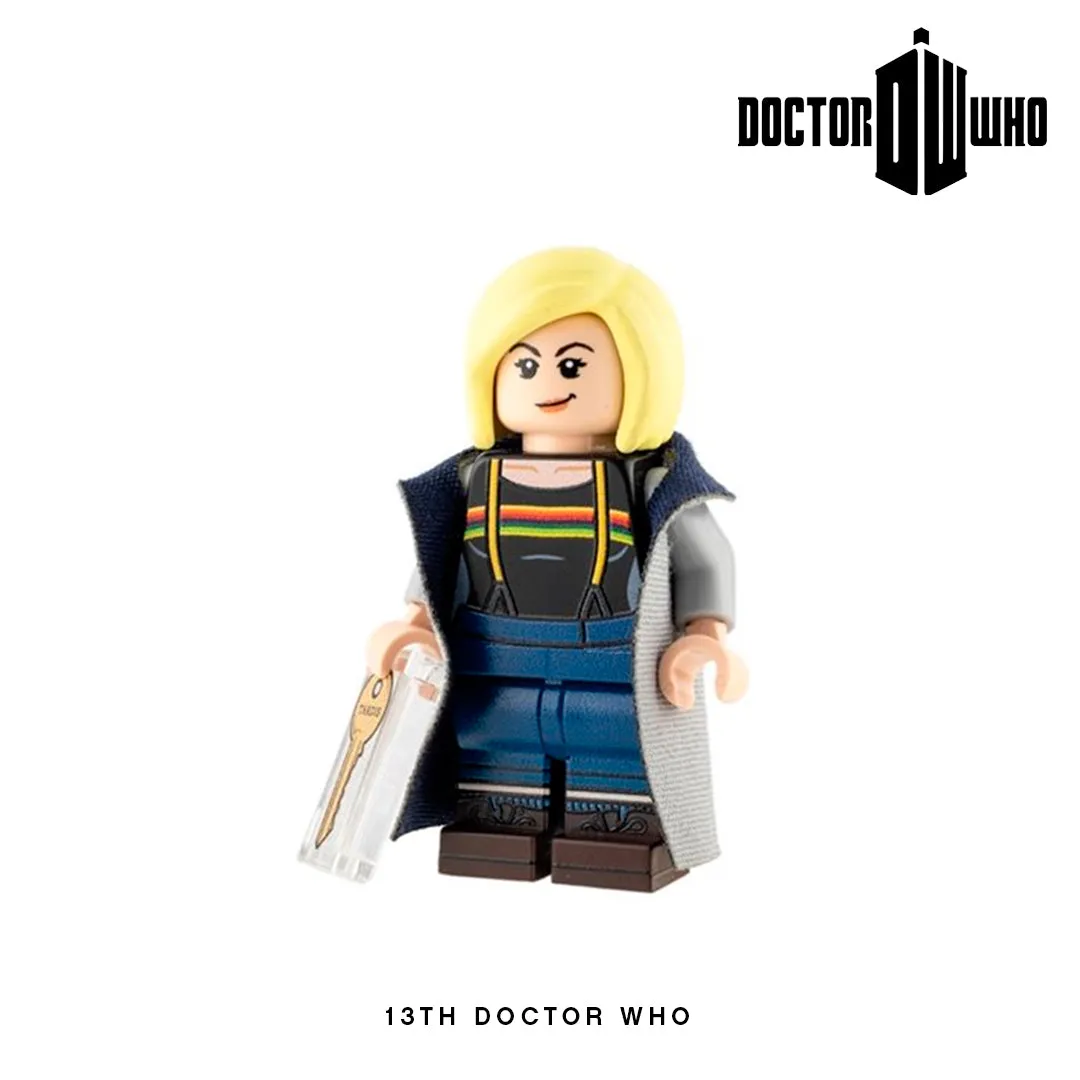 13th Doctor Custom Minifigure Keychain