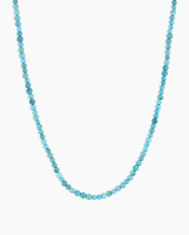 14k Gold Mini Turquoise Necklace