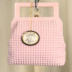 1950s Pink Candy Dot Handbag