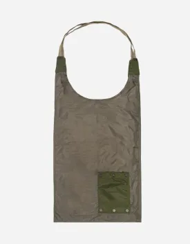 Rollaway Olive Shopping Bag with Optimal Design