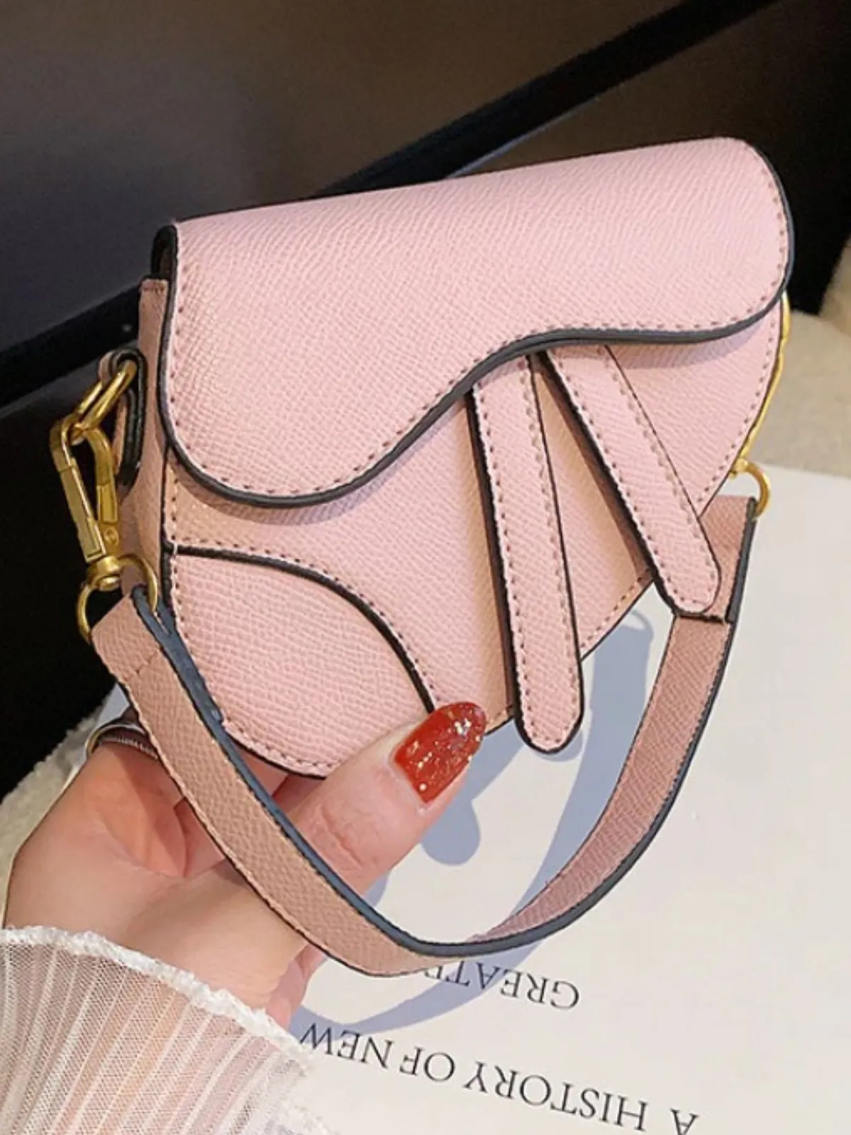 A-List Influencer Mini Saddle Bag