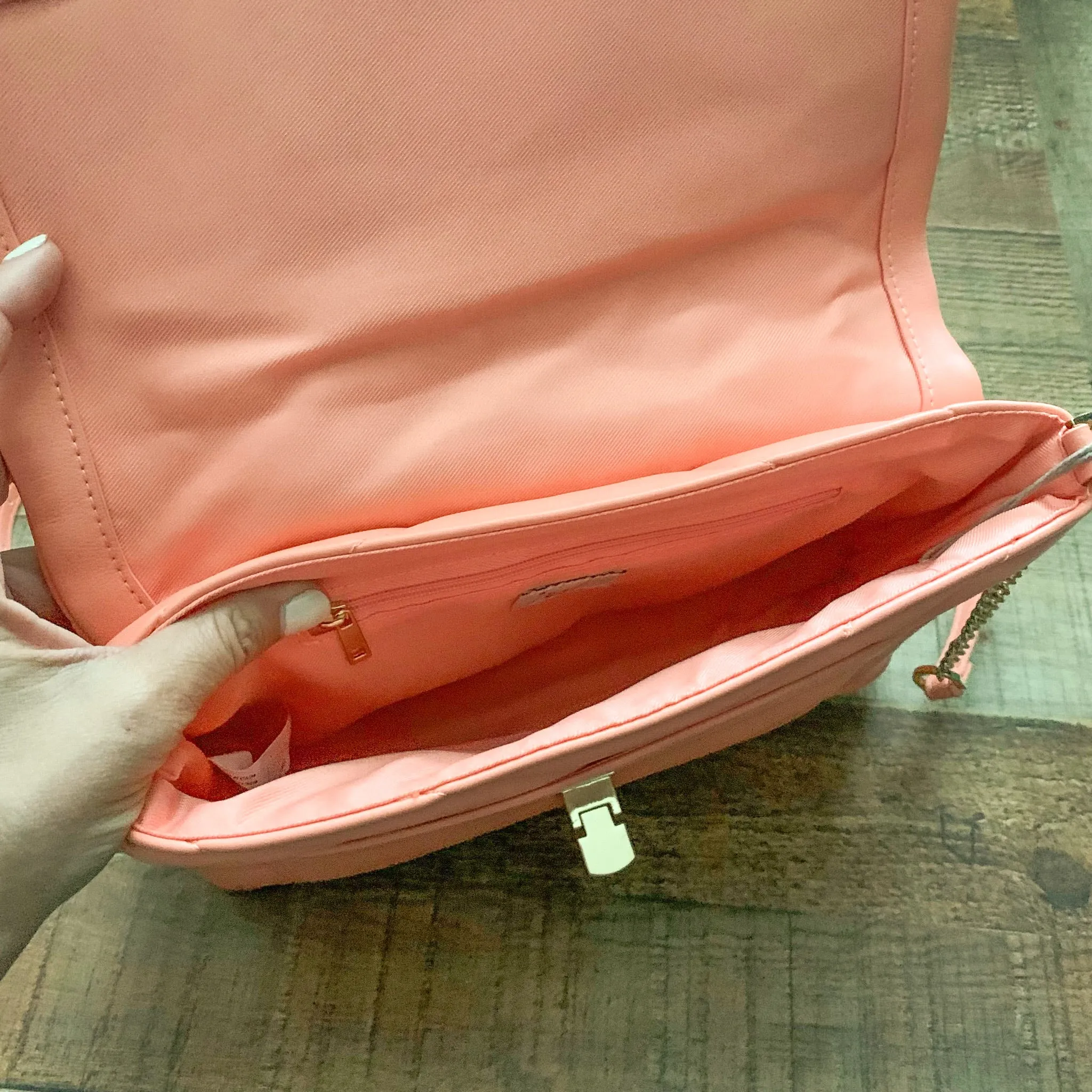 A New Day Bright Coral Handbag NWT