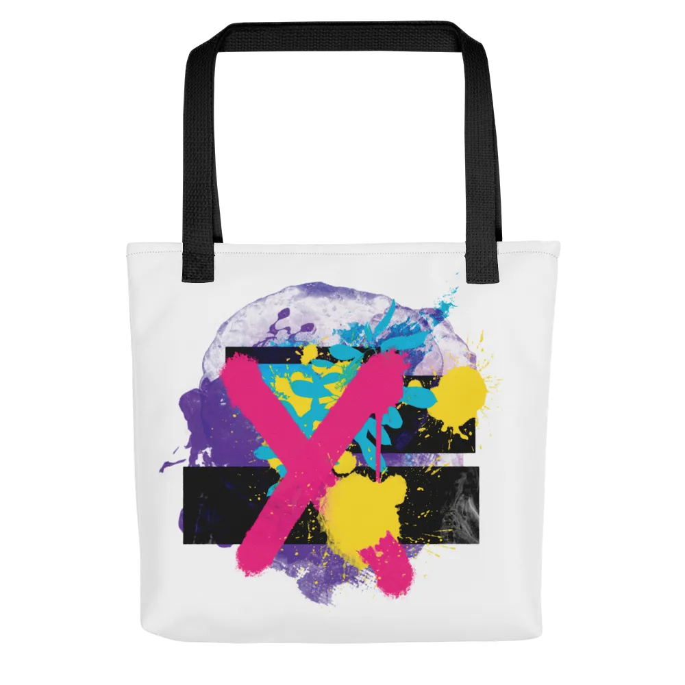 Abstract Series 01 Tote Bag White