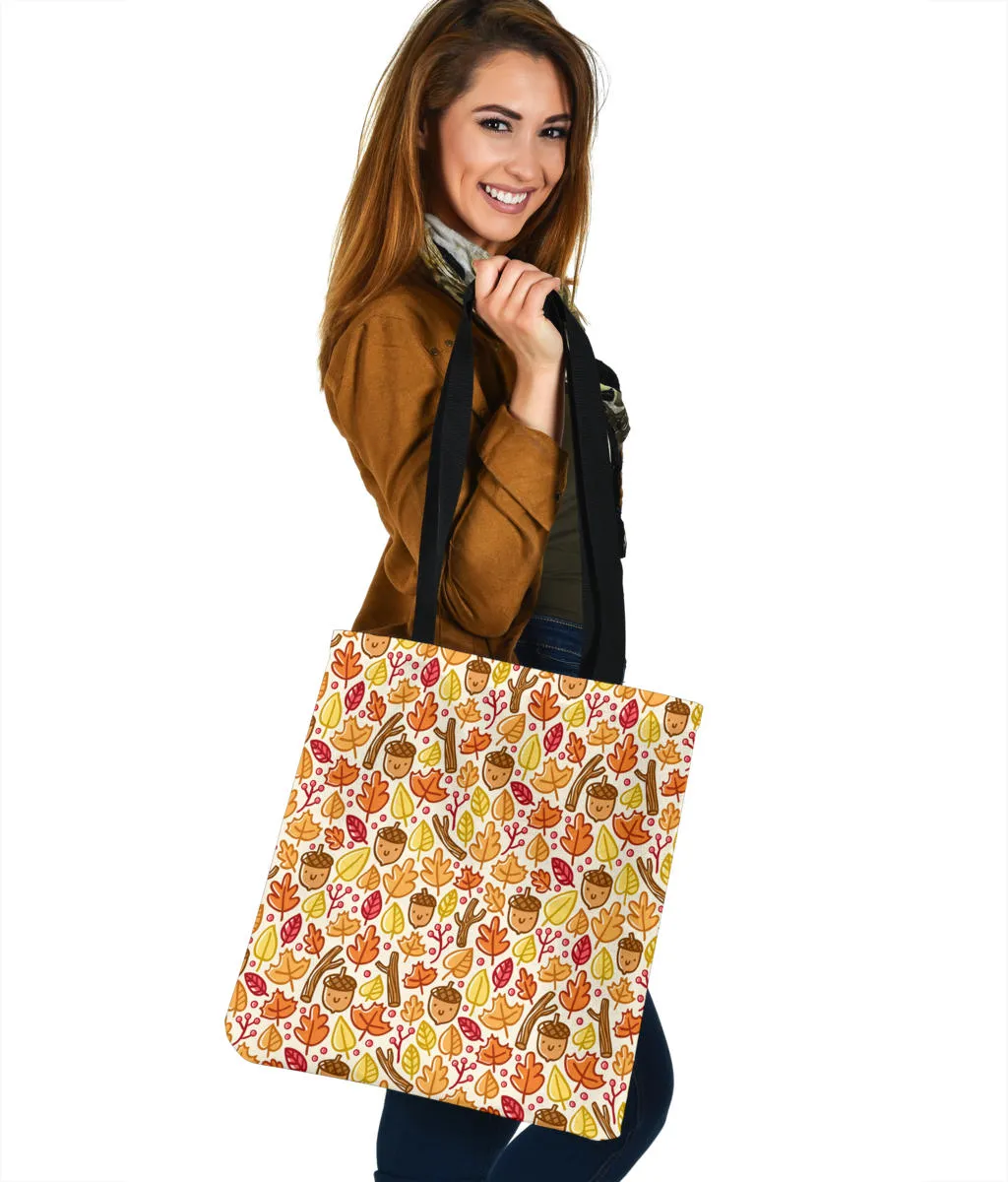 Adorable Autumn Pattern Cloth Tote Bag