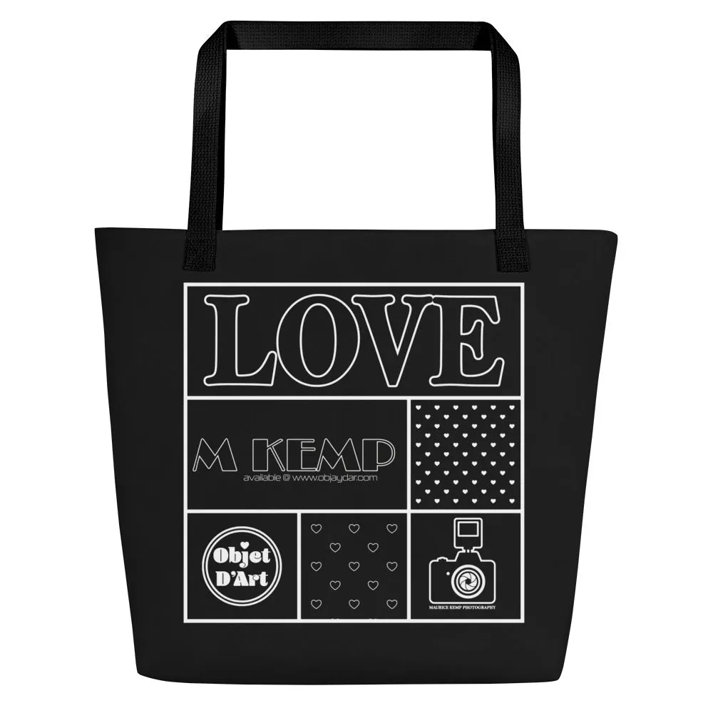 All-Over Print Large Tote Bag