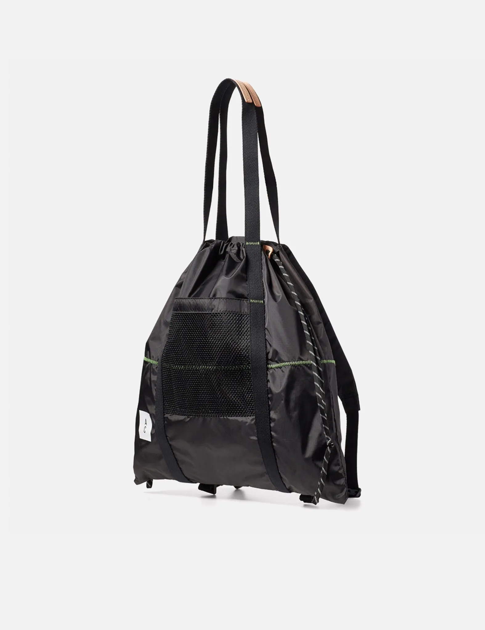 Ally Capellino Harvey Drawstring Backpack - Black