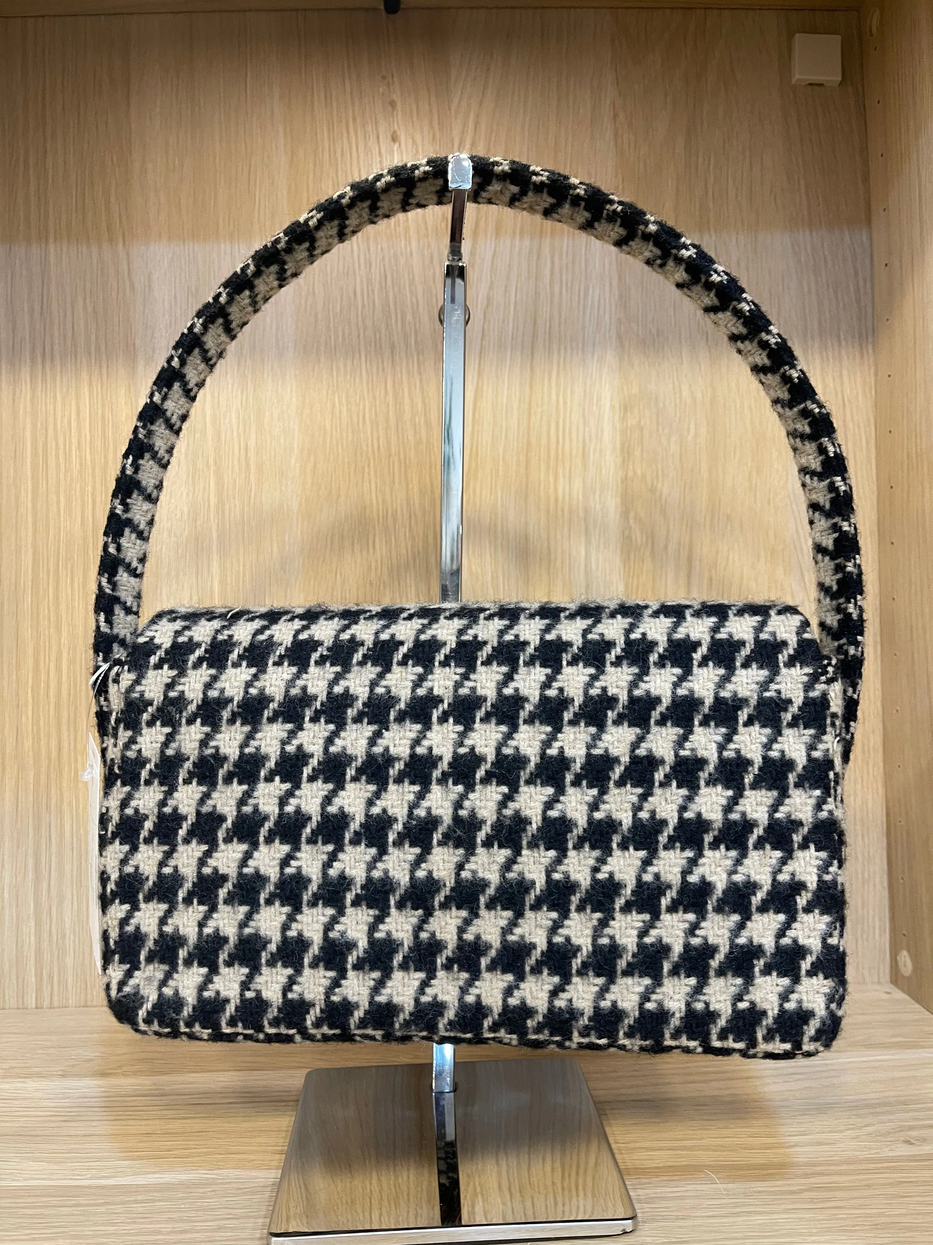 Anine Bing Houndstooth Handbag