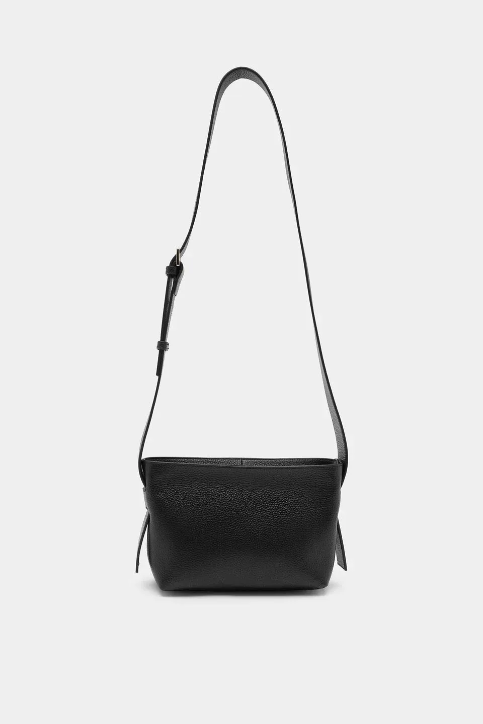 Assembly Label Bridie Leather Crossbody Bag - Black