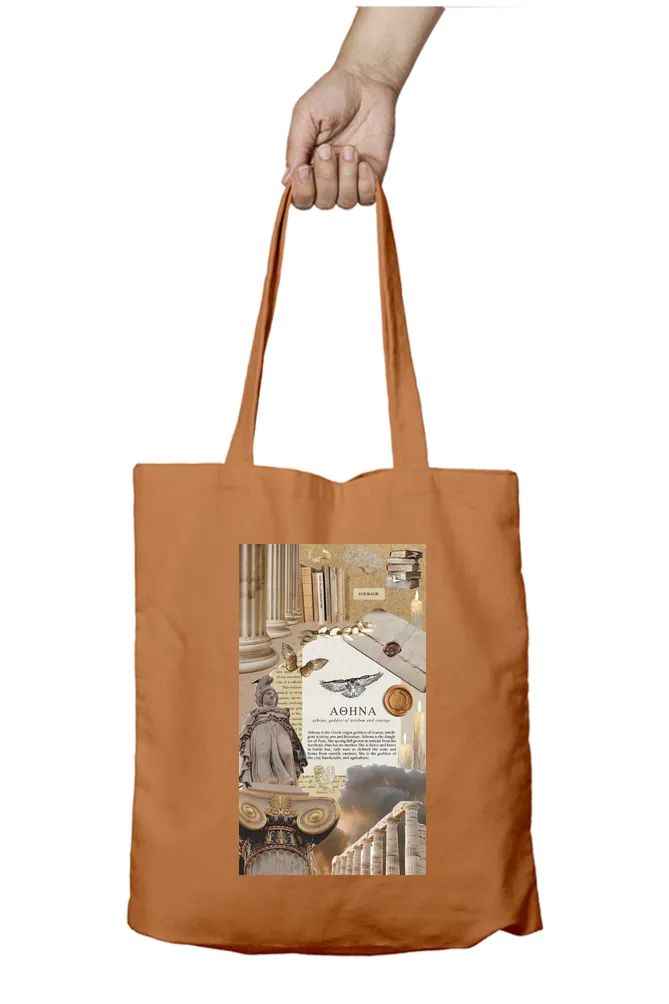 Athena's Wisdom Abstract Tote