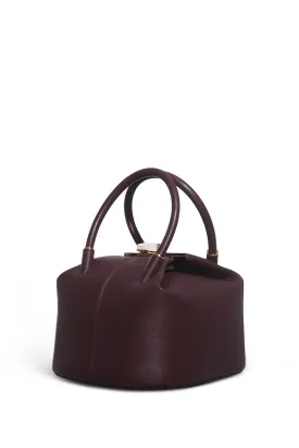 Baez Bag in Bordeaux Nappa Leather