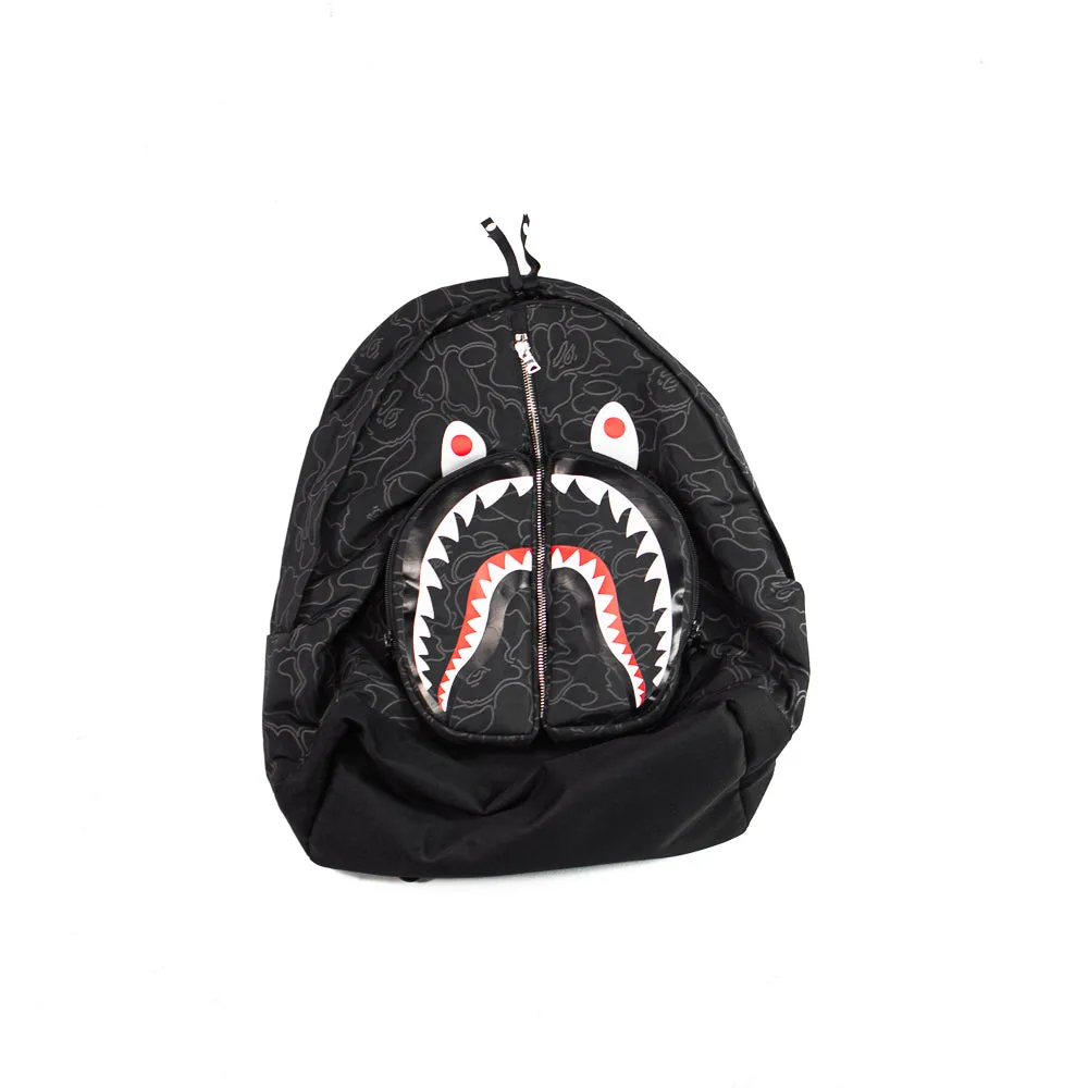 BAPE Neon Camo Shark Day Pack (Black)