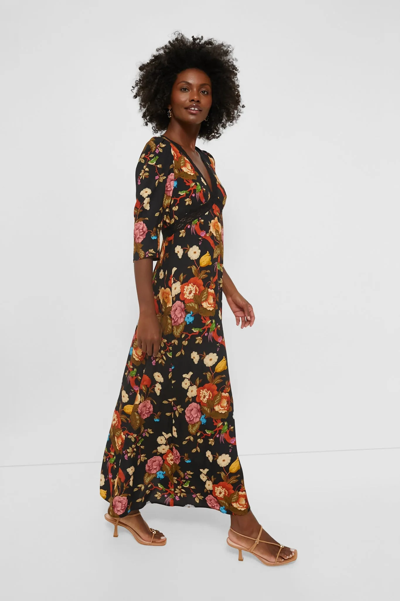 Baroque Floral Irina Dress