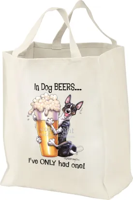 Basenji  Black Tri - Dog Beers - Tote Bag