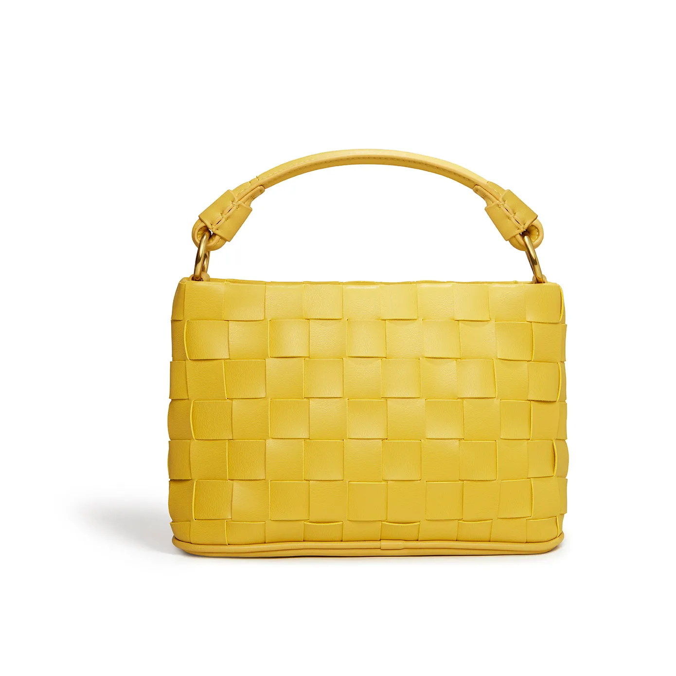 Bella Mustard Yellow Vegan Mini Crossbody Bag