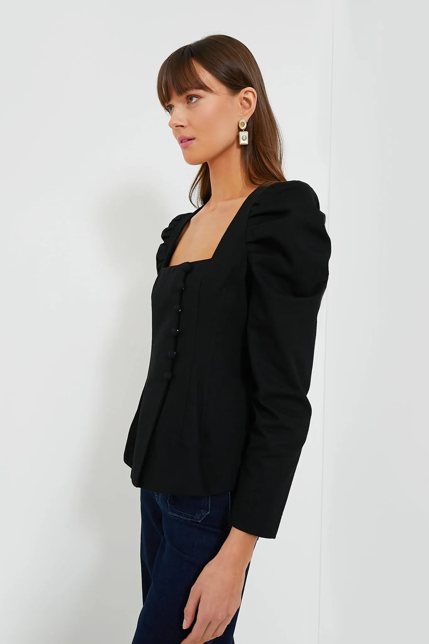 Black Calla Blouse