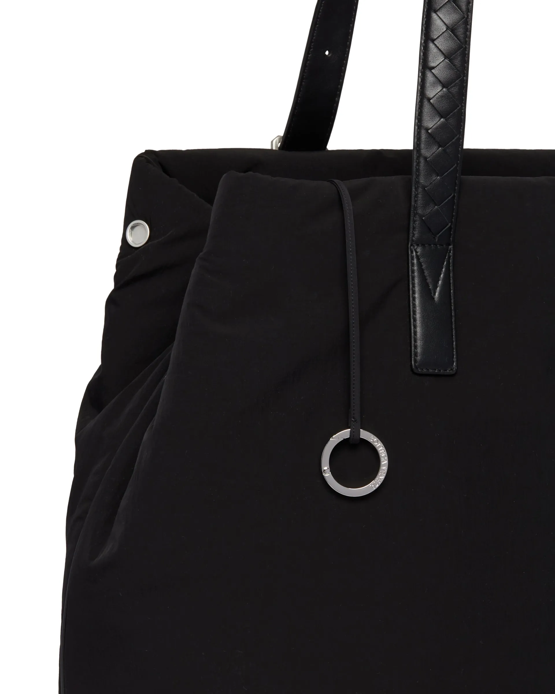 Black Logoed Shopping Bag