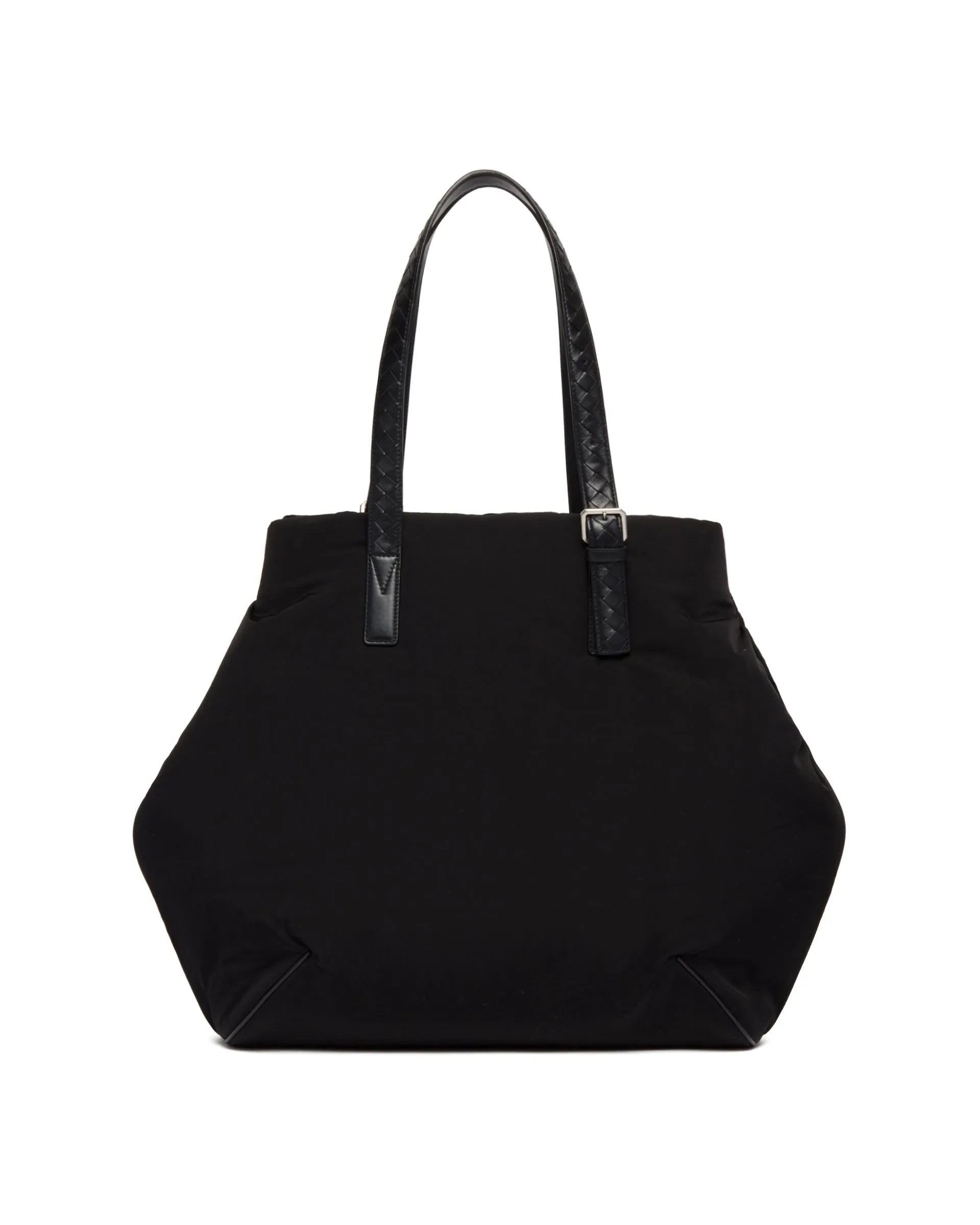 Black Logoed Shopping Bag