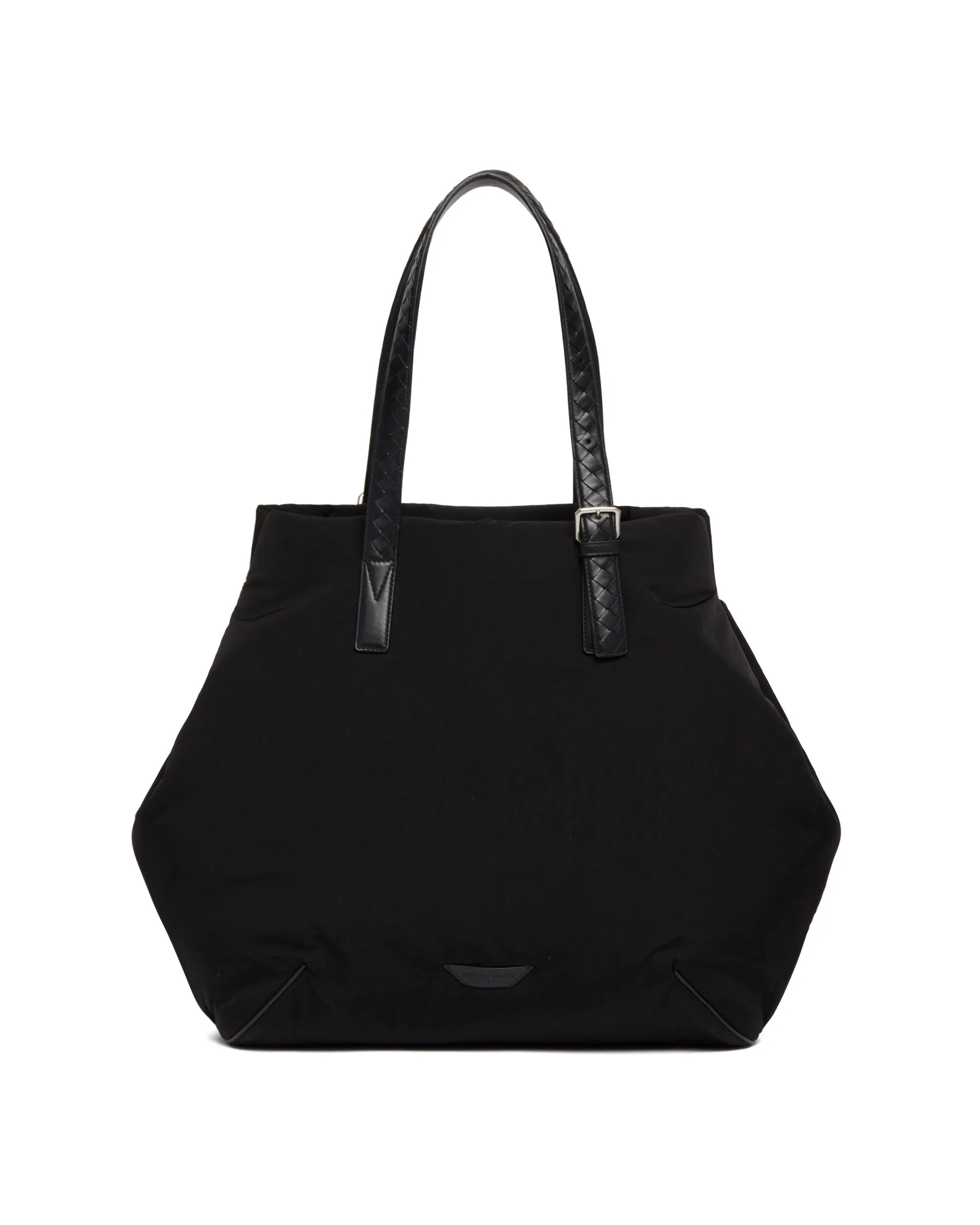 Black Logoed Shopping Bag