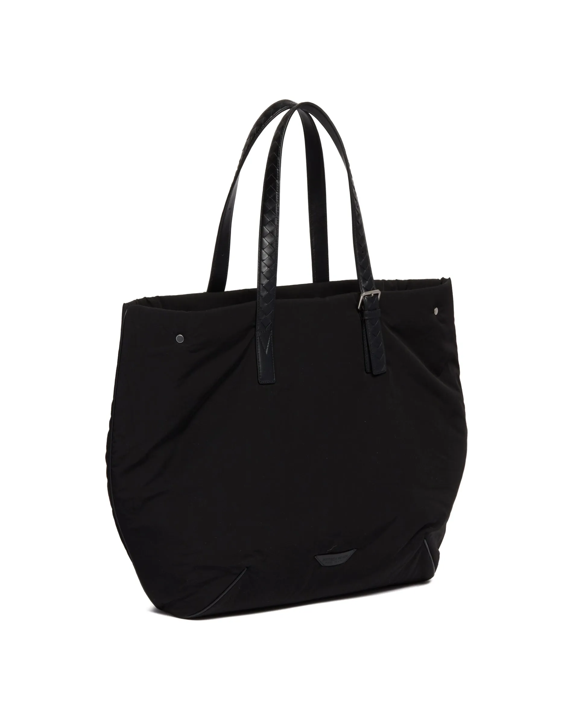 Black Logoed Shopping Bag