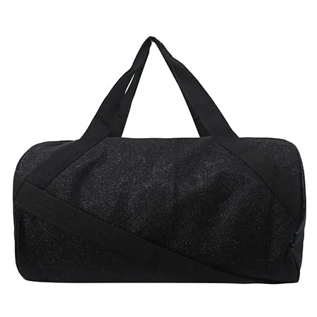 Black Medium Glitter NGIL Duffel Bag