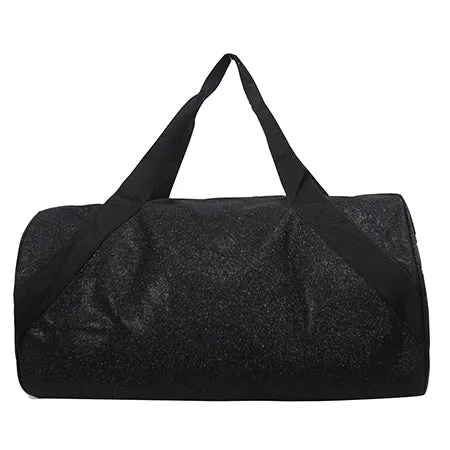 Black Medium Glitter NGIL Duffel Bag