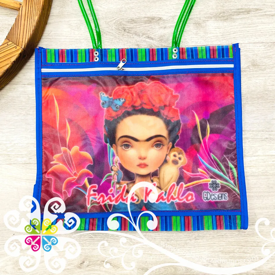 Blue Mix Large Frida - Shopping Morral