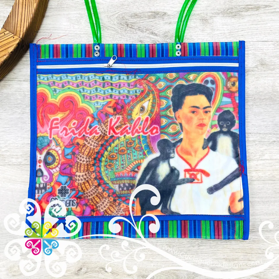 Blue Mix Large Frida - Shopping Morral