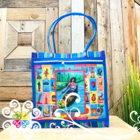 Blue Multi Medium Loteria - Shopping Morral