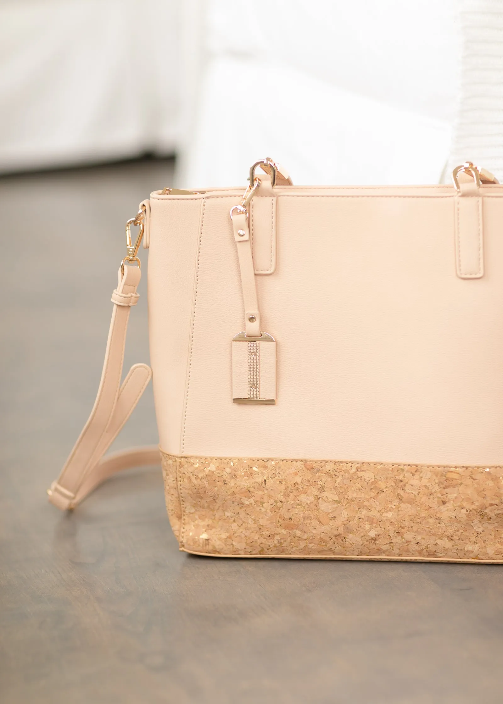 Blush   Cork Tote Bag