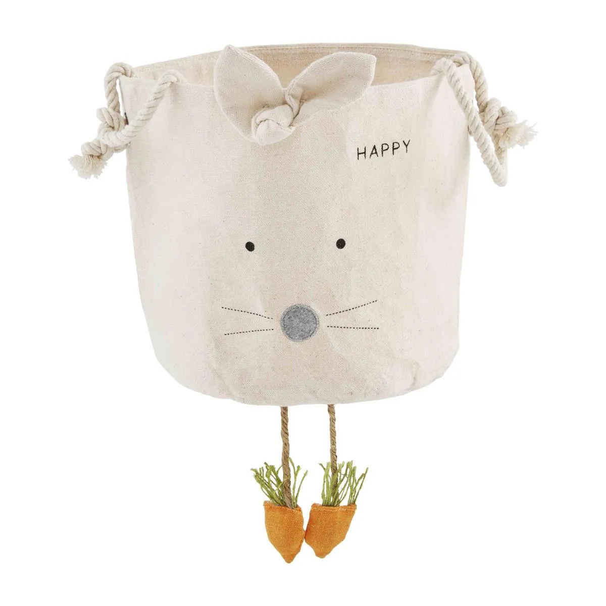 Bunny Canvas Bucket