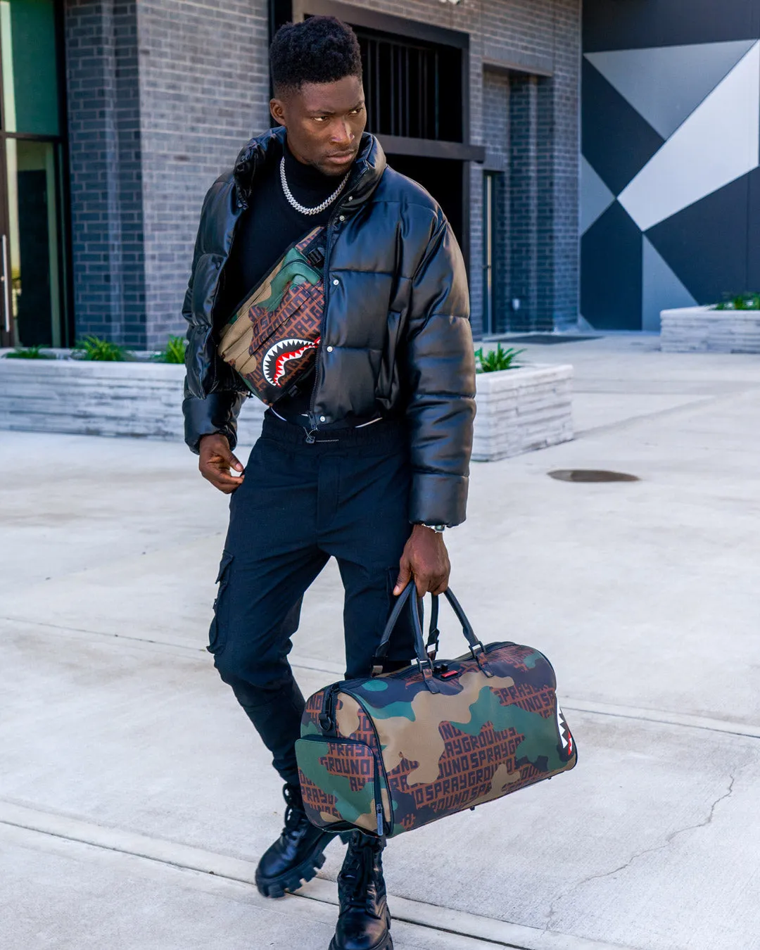 CAMO INFINITI DUFFLE