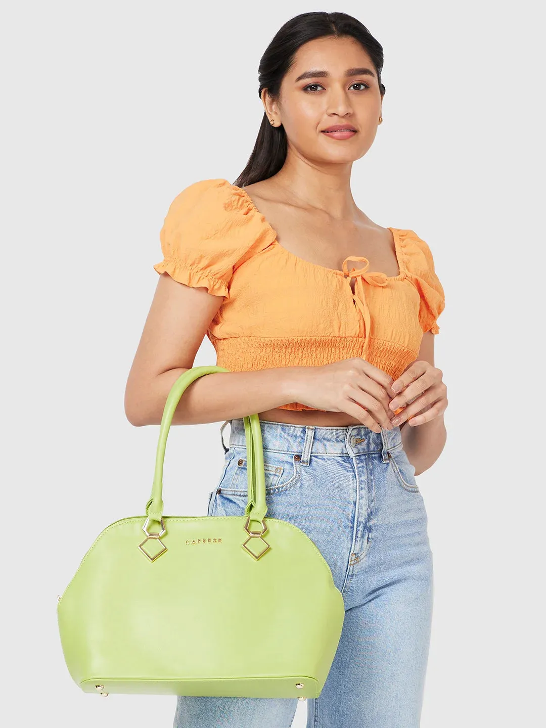 Caprese Lydia Satchel Large (E) Lime