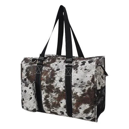 Chic Cow NGIL Zippered Caddy Large Organizer Tote Bag