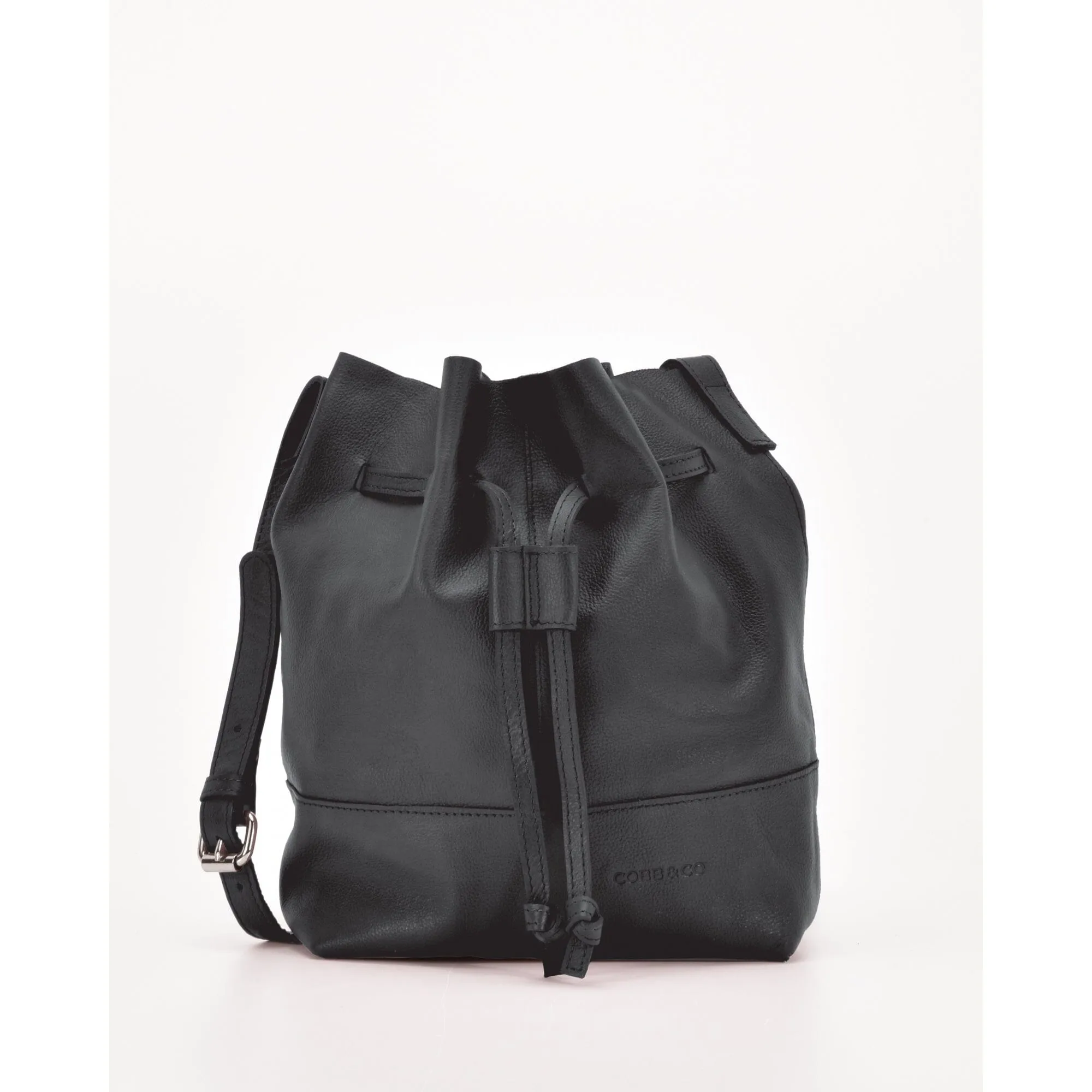 COBB & CO Leather Esperance Bucket Crossbody