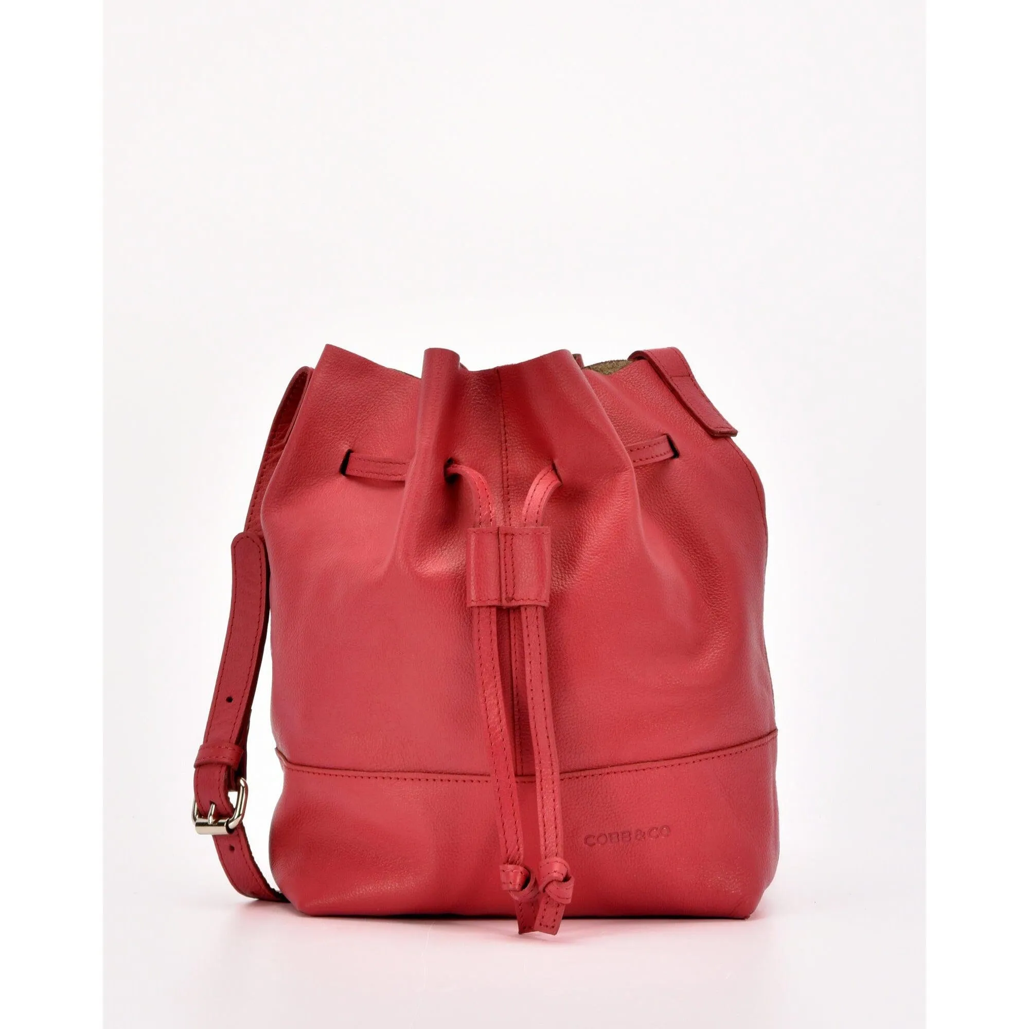 COBB & CO Leather Esperance Bucket Crossbody