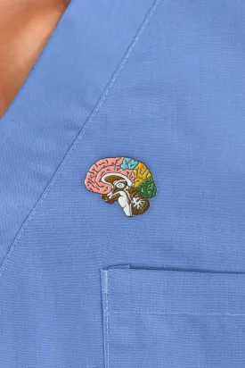 Colorful Brain Pin