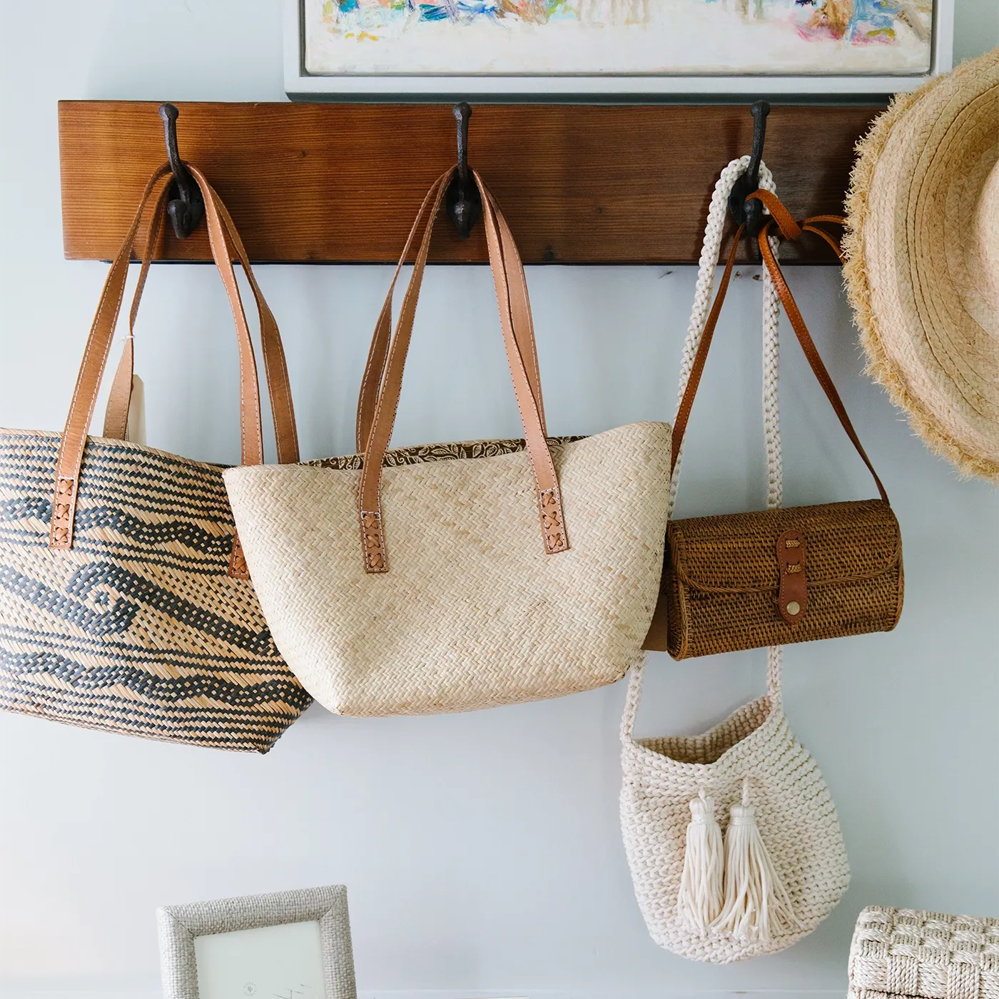 Cotton Crochet Crossbody Rope Purse