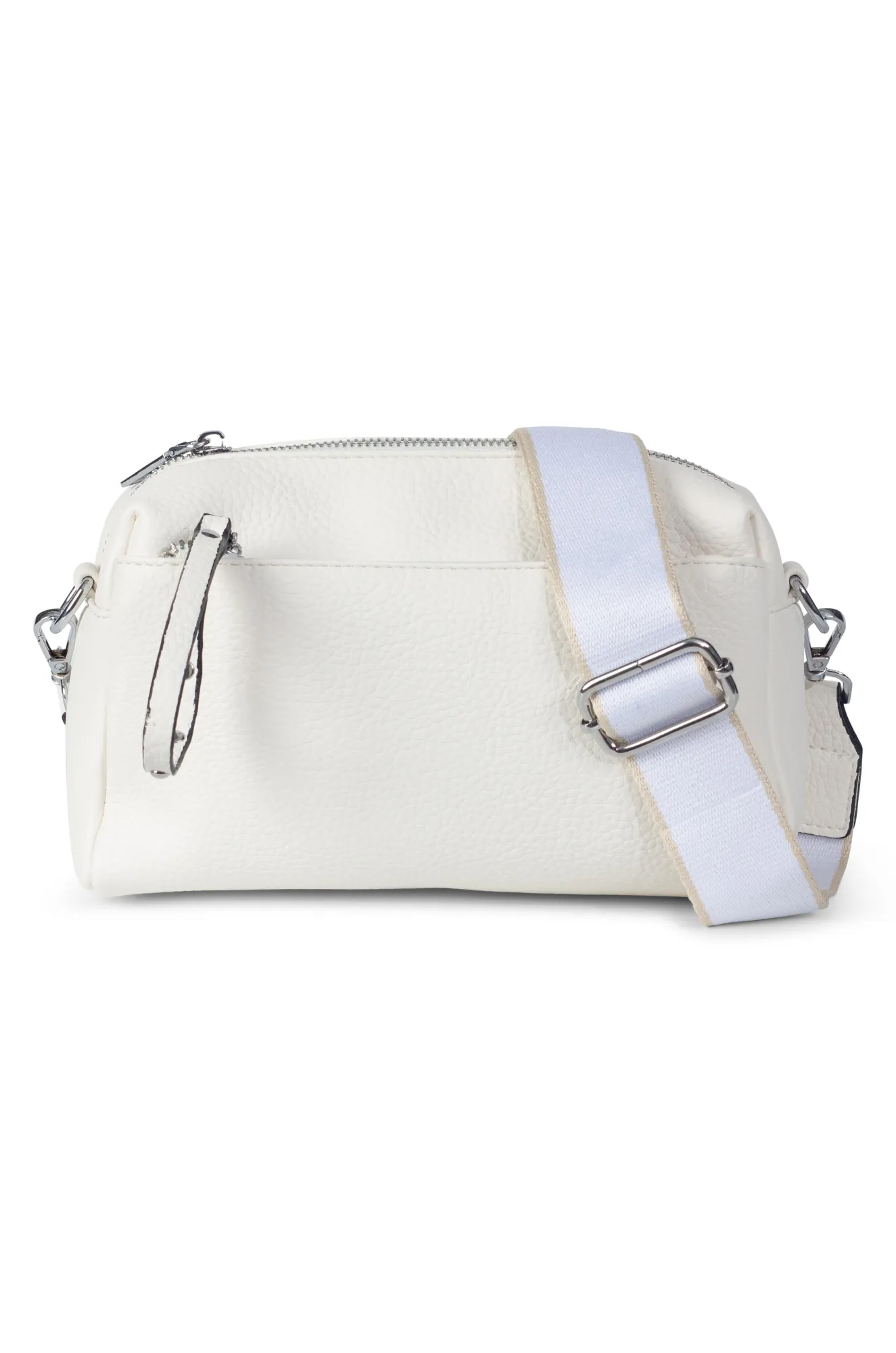 Crossbody Bag  with woven strap | PARCHMENT | 0583A1