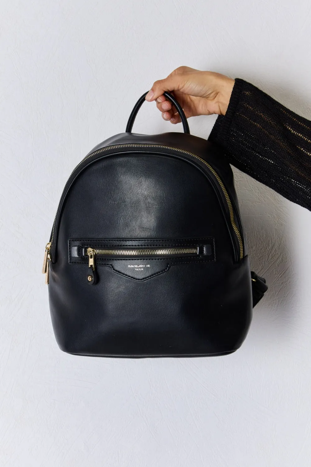 DAVID JONES PU LEATHER BACKPACK