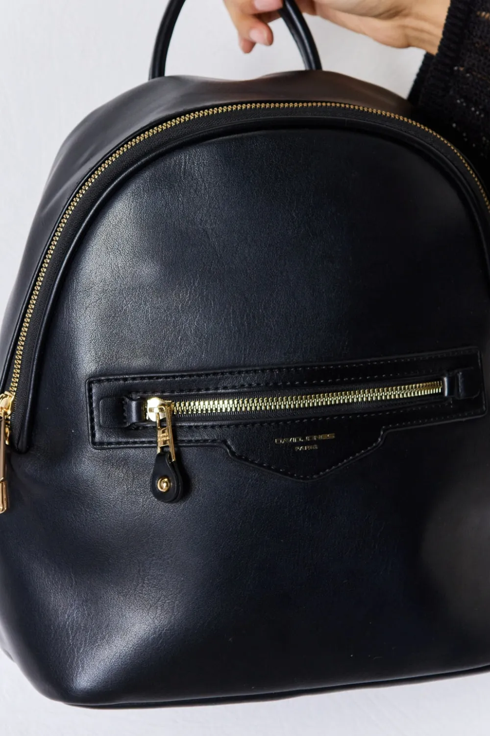 DAVID JONES PU LEATHER BACKPACK