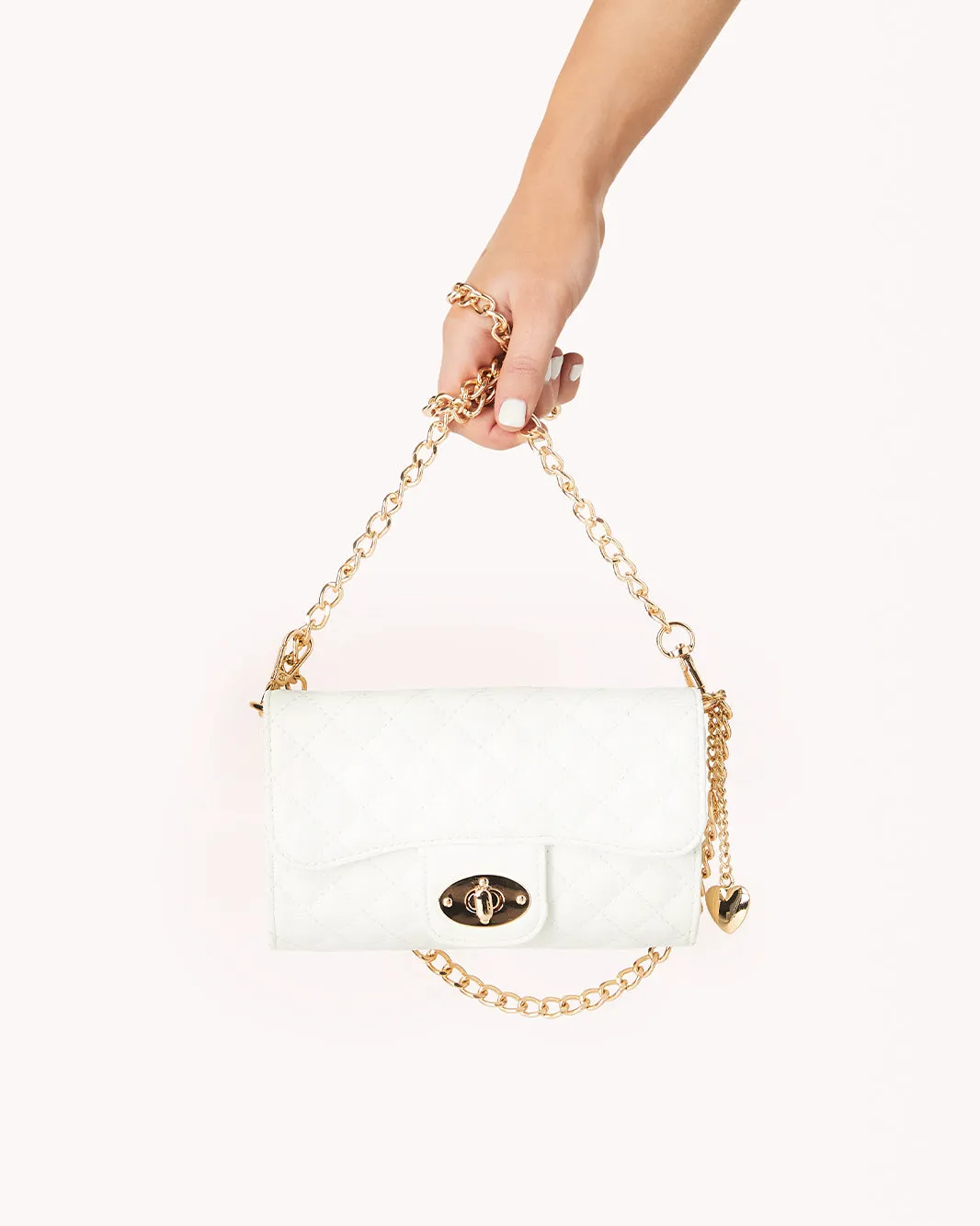 DAYTONA MULTI WEAR BAG - WHITE QUILTED