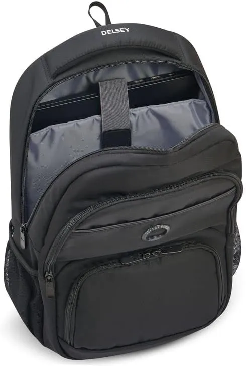 Delsey Element Aviator 2 - Stylish Black Lightweight Travel Luggage with Multi-functional Design