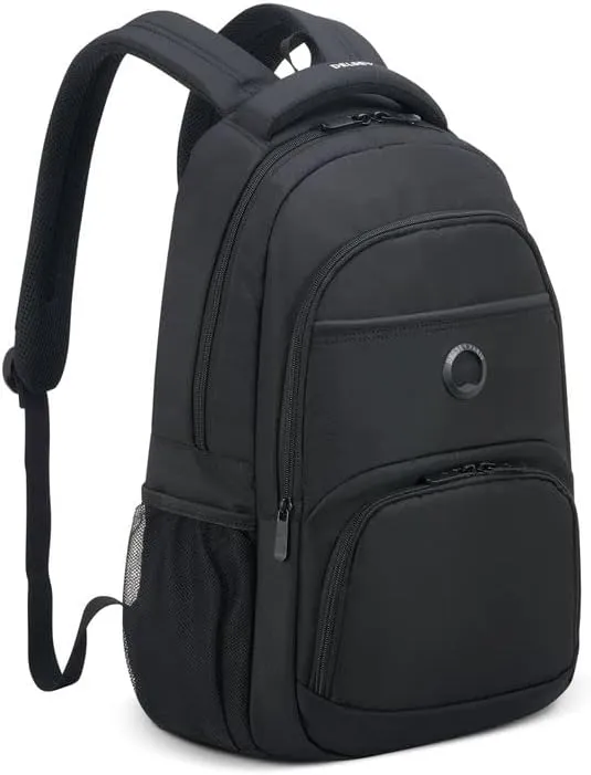 Delsey Element Aviator 2 - Stylish Black Lightweight Travel Luggage with Multi-functional Design