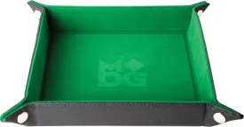 Dice Tray: Folding 10x10 Green