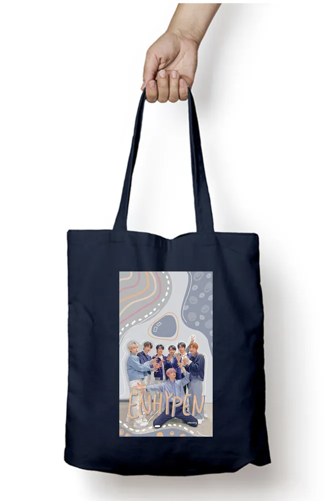 Enhypen Inspired Kpop Tote Bag