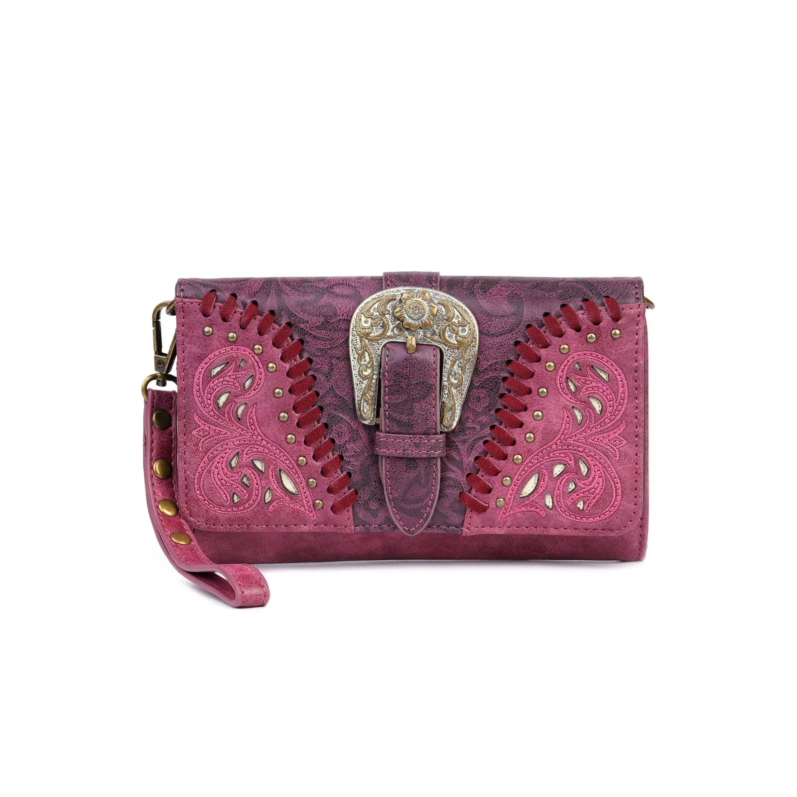 FIO-016 Montana West  Buckle Collection Wallet/Crossbody