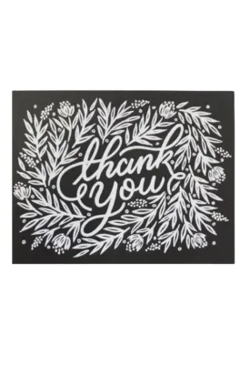 Floral Thank You Card