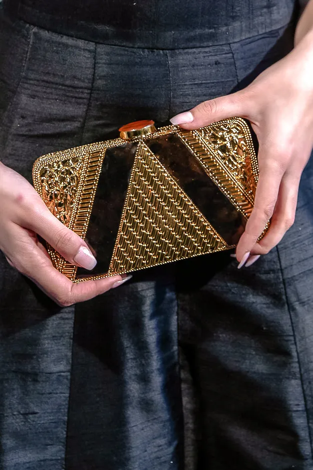 GIA Gold Midnight Clutch