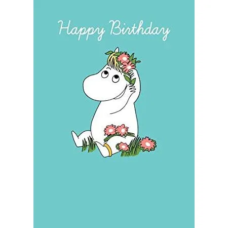 Greeting Card Snorkmaiden Turquoise